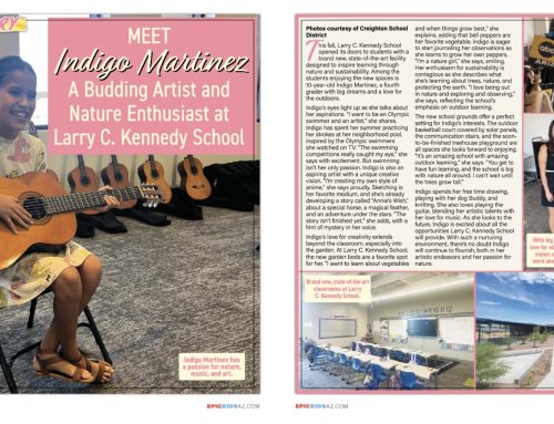 Meet Indigo Martinez, A Budding Artist and Nature Enthusiast at Larry C. Kennedy School